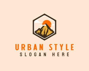 Summit - Outdoor Mountain Nature logo design