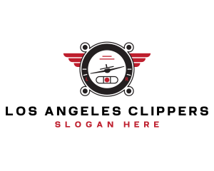 Aviation Airplane Gauge Logo