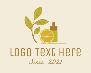 Organic - Citrus Essence Oil logo design