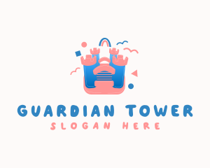 Inflatable Playground Toy logo design