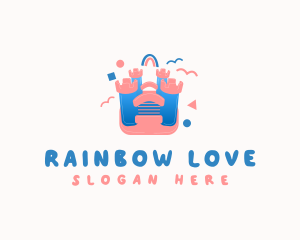 Inflatable Playground Toy logo design