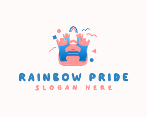 Inflatable Playground Toy logo design