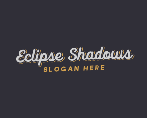 Shadow - Modern Script Shadow Business logo design