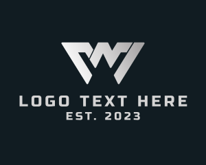 Gray Letter W & N Logo