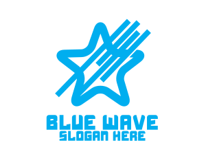 Sky Blue Star logo design