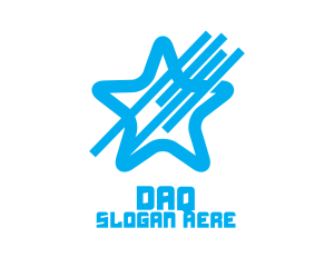 Sky Blue Star logo design