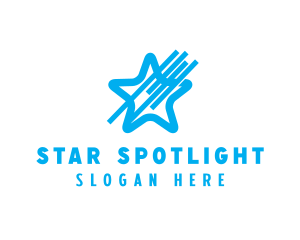 Sky Blue Star logo design