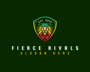 Shield Jamaican Lion logo design