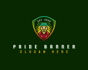 Shield Jamaican Lion logo design