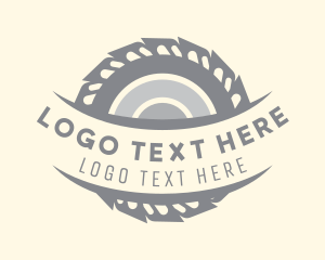 Saw - Lumberjack Circular Saw logo design