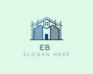 House Blueprint Architect Logo