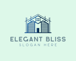 House Blueprint Architect Logo