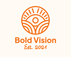 Eye Sun Valley logo design