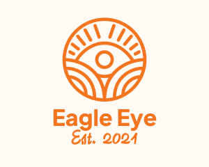 Eye Sun Valley logo design