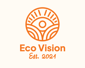 Eye Sun Valley logo design