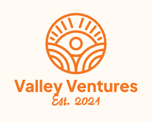 Valley - Eye Sun Valley logo design