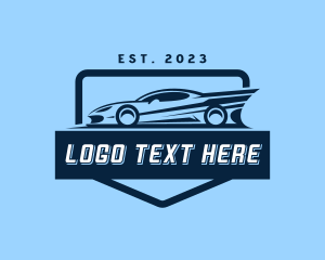 Driving - Racing Car Driver logo design