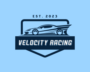 Racing Car Driver logo design