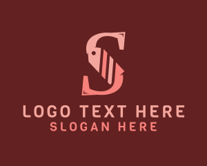 Shop - Letter S Price Tag logo design