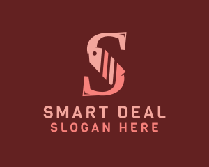 Letter S Price Tag logo design