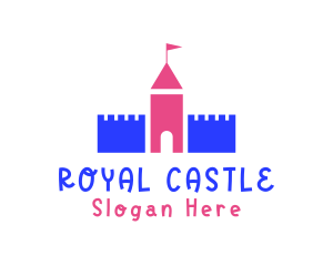 Castle - Kiddie Castle Playground logo design