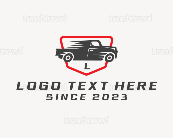 Pickup Truck Vehicle Logo