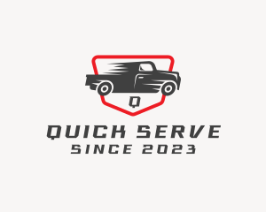 Fast - Fast Pickup Truck logo design