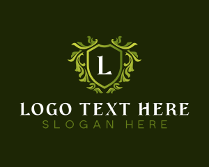 Deluxe - Luxury Decorative Crest logo design