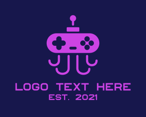 Games - Gaming Console Octopus logo design