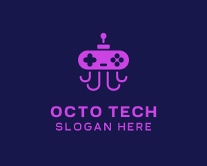 Octopus - Gamer Console Octopus logo design