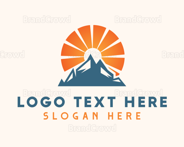 Sunrise Mountain Hiking Logo