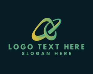 Swirl - Twist Loop Media logo design