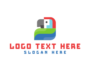 Icon - Colorful Pet Parrot logo design