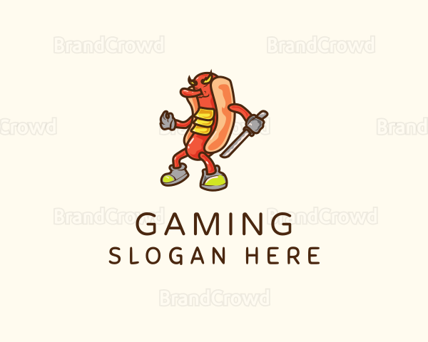 Samurai Hot Dog Logo