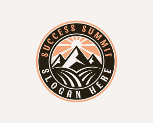 Mountain Summit Hiker logo design