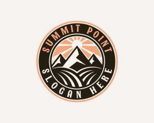 Mountain Summit Hiker logo design