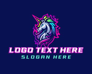 Pride - Mythical Unicorn Clan logo design