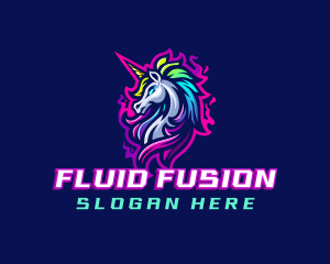 Mythical Unicorn Clan logo design