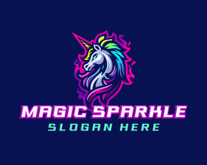 Mythical Unicorn Clan logo design