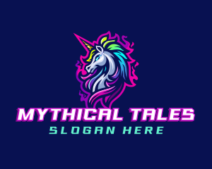 Mythical Unicorn Clan logo design