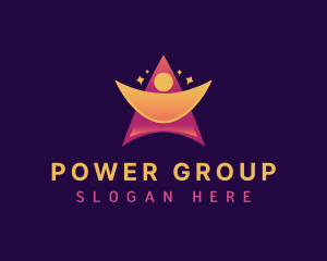 People Leader Star logo design
