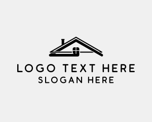 Village - Home Roof Repair logo design