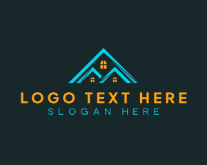 Real Estate - Property Roof Contractor logo design