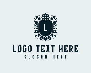 Elegant - Fashion Flower Shield logo design