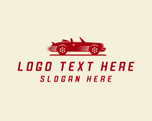 Sedan - Fast Car Automobile logo design