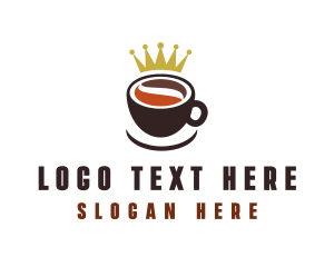 Cup - Royal Coffee Cup logo design