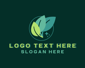 Sprout - Natural Organic Leaf logo design