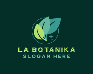 Natural Organic Leaf Logo
