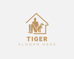 Community - Man Dog Shelter logo design