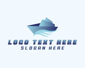 Ferry - Sailing Ferry Cruise logo design